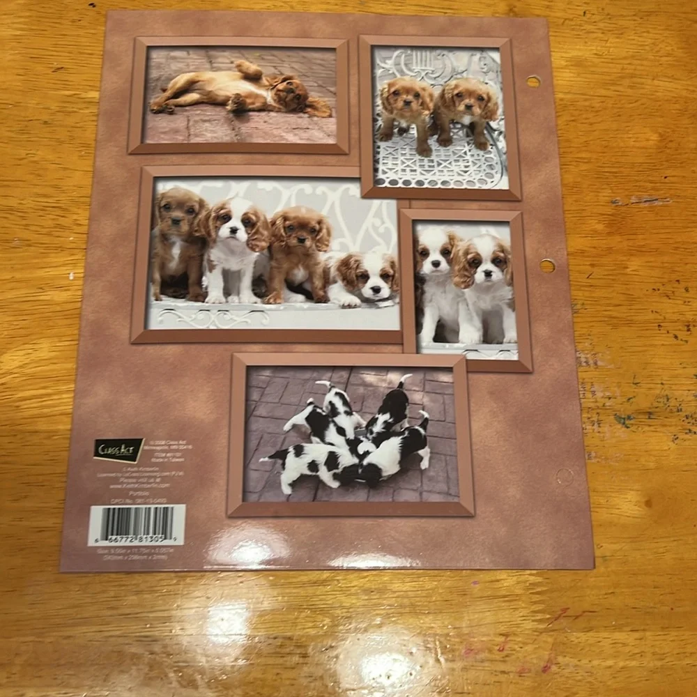 Vintage Keith Kimberlin Puppy Folders. New